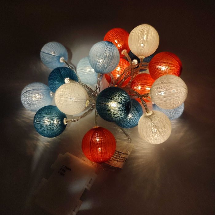 Lampki ogrodowe LED Kanor- magia wieczoru na święta,