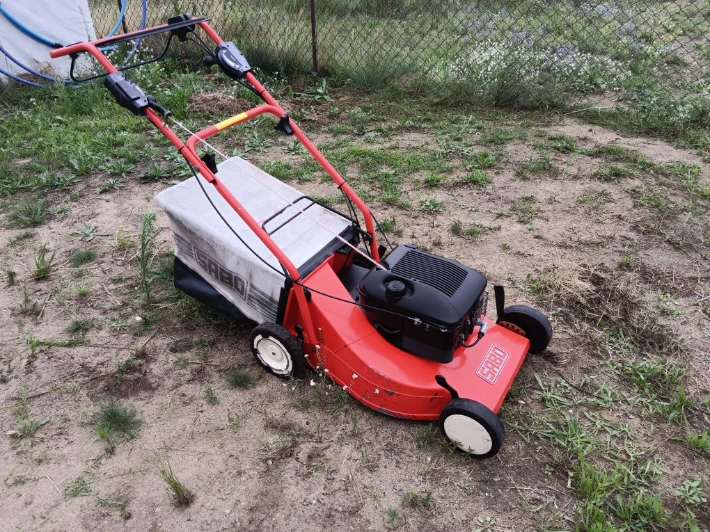 Kosiarka spalinowa Sabo 51cm 5KM Briggs regulowany napęd kosz aluminio