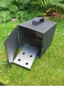 Betonowy grill z wędzarnią profesjonalne grillowanie w domowym zaciszu