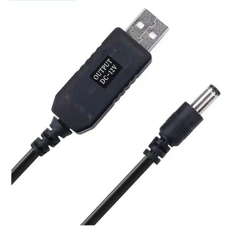 Шнур (кабель) живленя USB - DC 2.1/5,5 (суворовский)