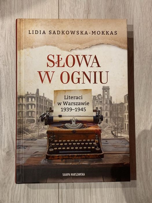 Nowa książka ,,Słowa w ogniu”