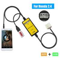 USB AUX Адаптер для штатных магнитол Honda Civic Accord, Acura TSX MDX