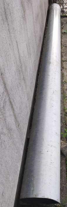 Rura przepust pod drogą wjazdem szara PCV długość 3,5m średnica 20cm