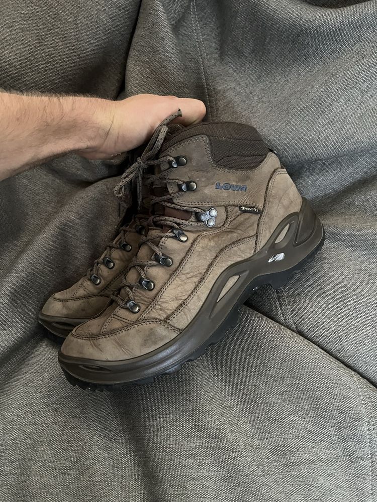 Черевики LOWA RENEGADE GORETEX MID 44 28 трекінгові лова берці
