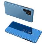 Etui Clear View Case do Samsung S24 Ultra z klapką - niebieskie