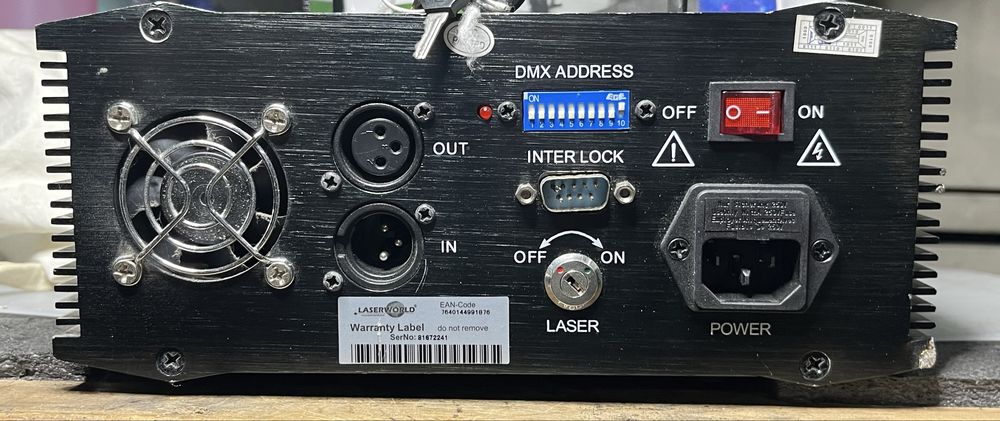 Lazer RGB 3D. Marca WORLD