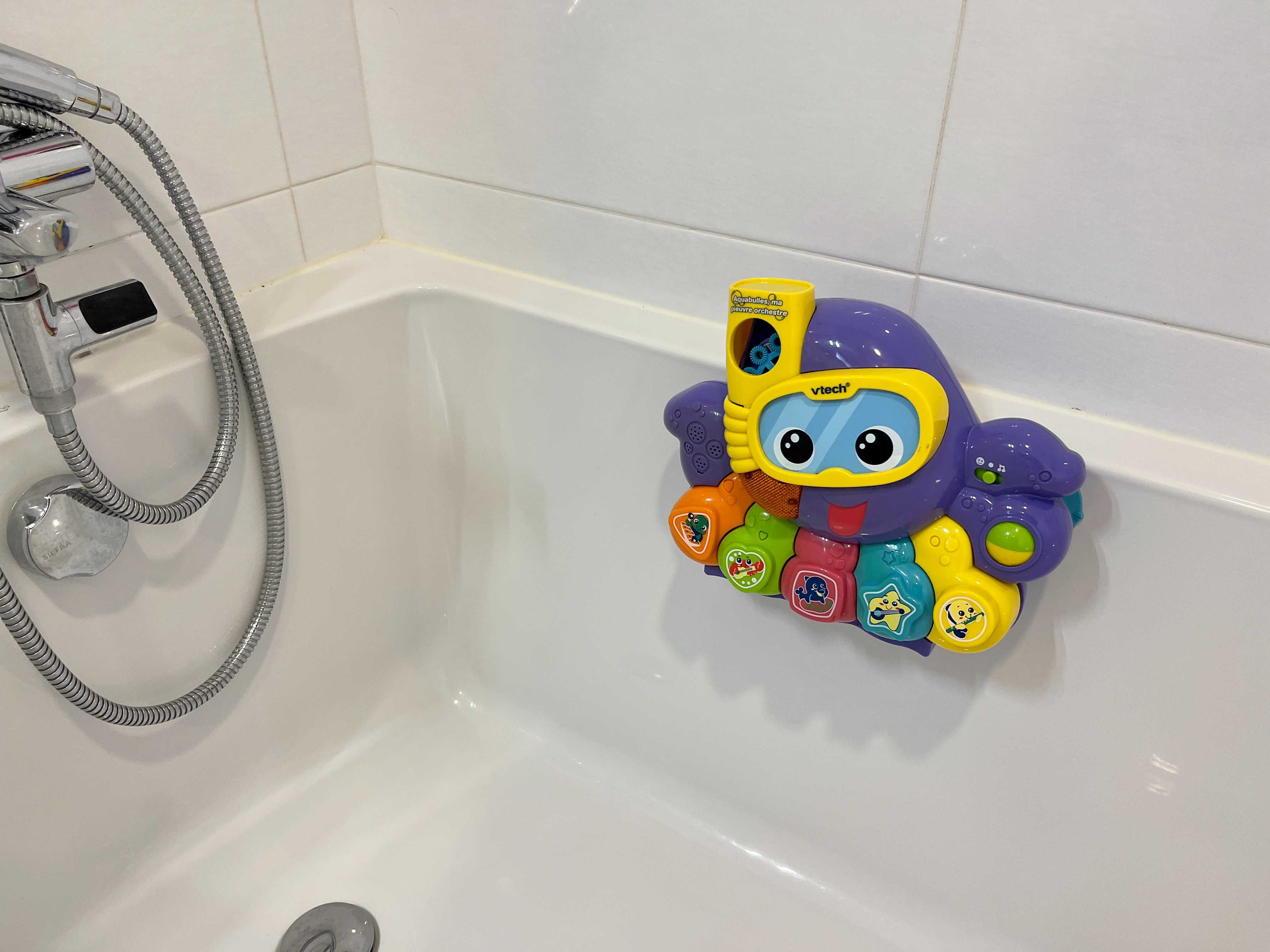 Brinquedo de banho Vtech bolhas de sabão - Polvo Orquestra