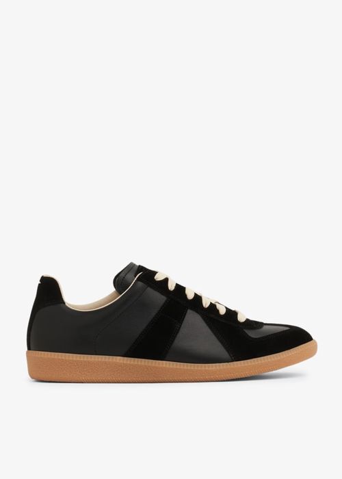 Продам кеди Maison Margiela Replica Black Calf Leather Sneakers