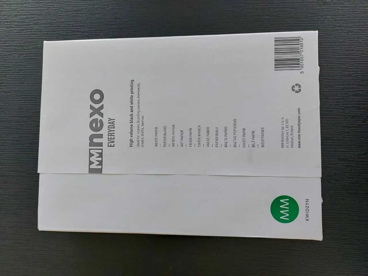 Папір офісний Nexo Everyday A4 80 г/м2 клас C 500 аркушів