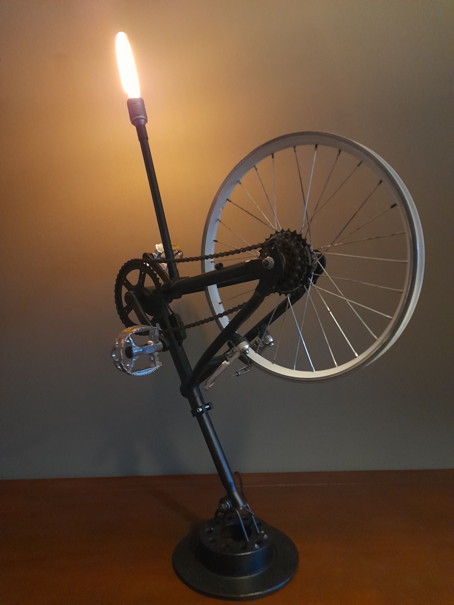 Lampa loft artdeco vintage rower