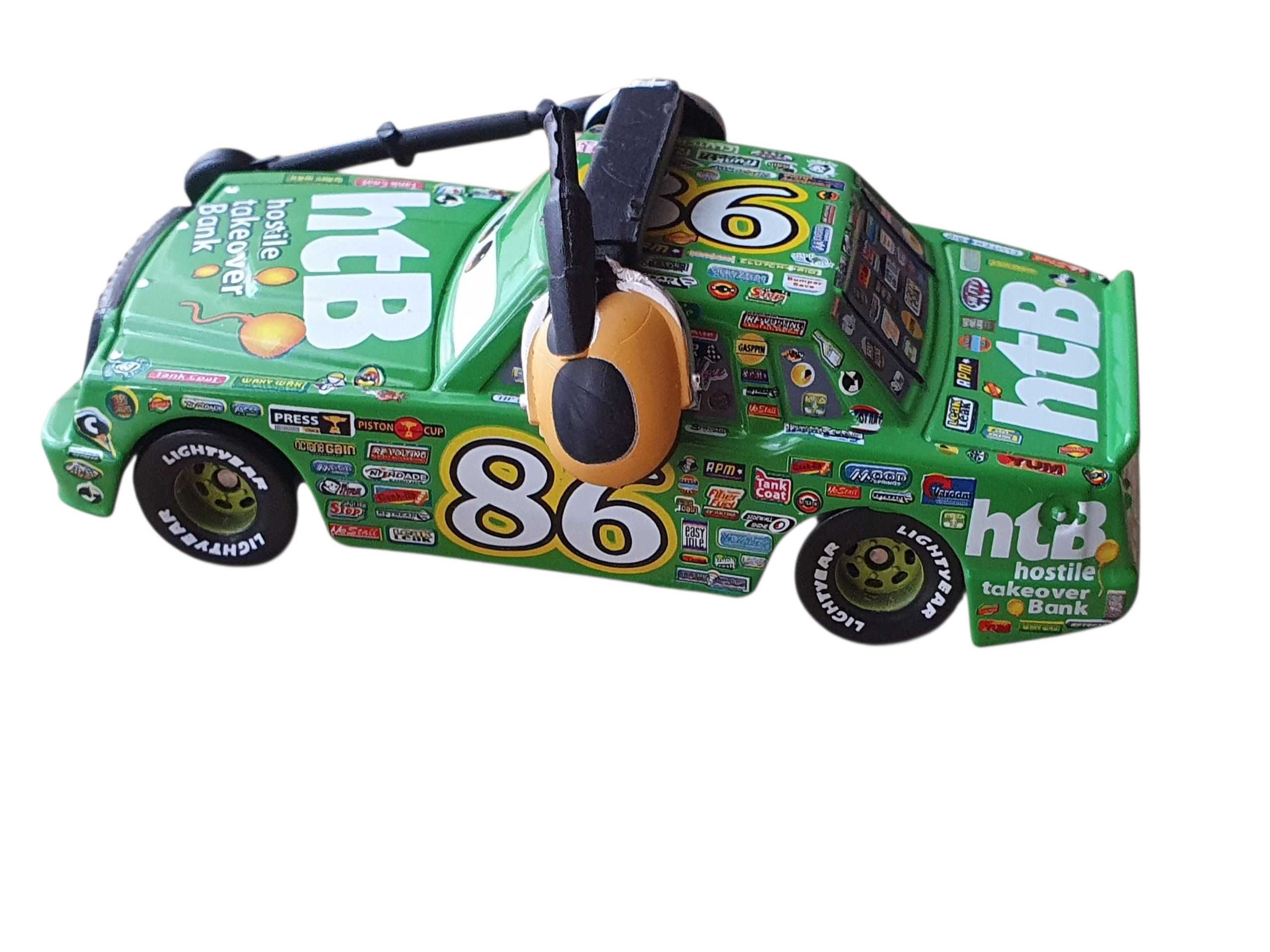 Zabawka model samochodu Chick Hicks 86 Marek Marucha Auta Cars Mcqueen