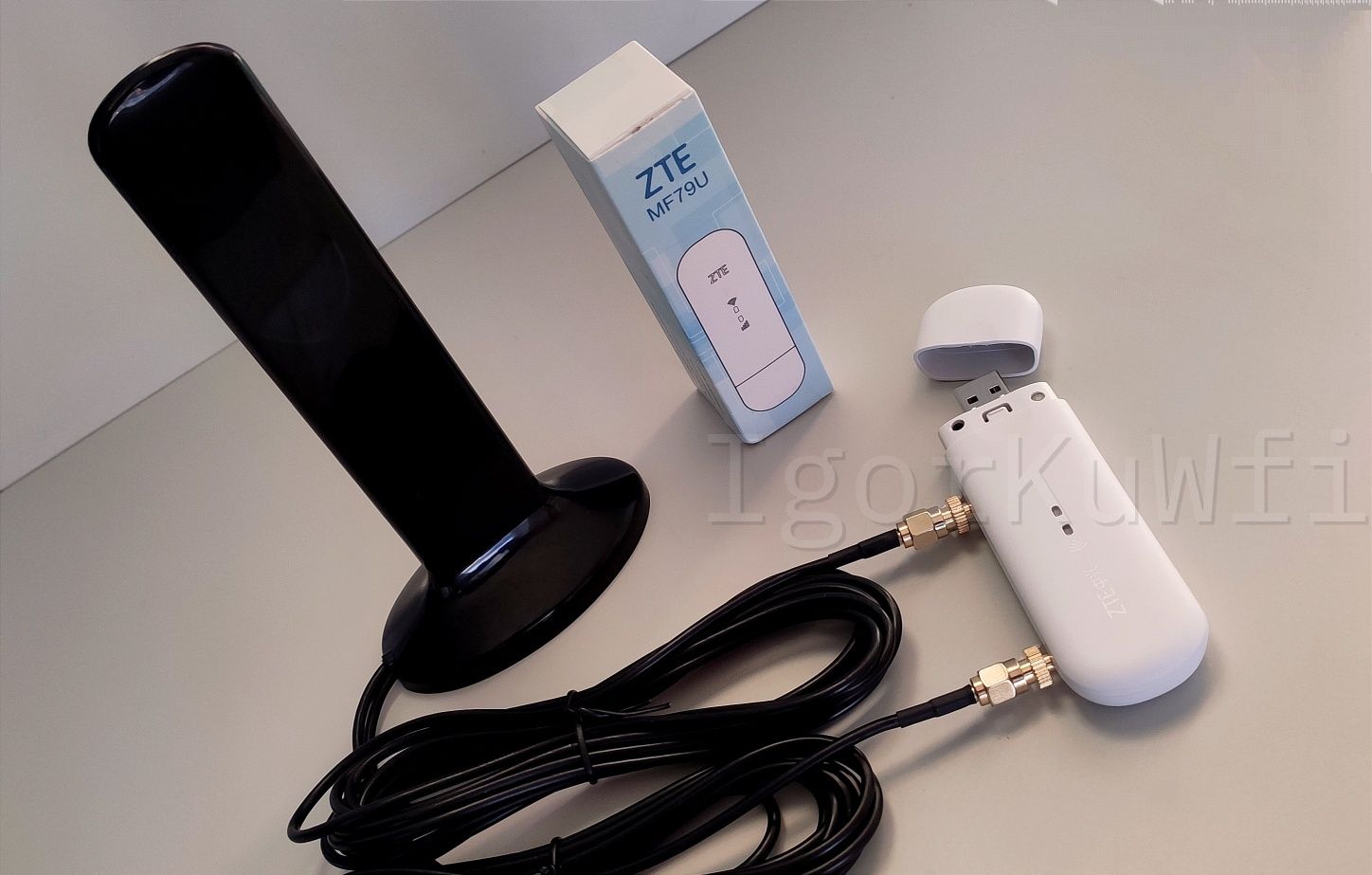 Комплект Интернета ZTE 4G Усиливающей Антенной 6dBi / SIM в Подарок!