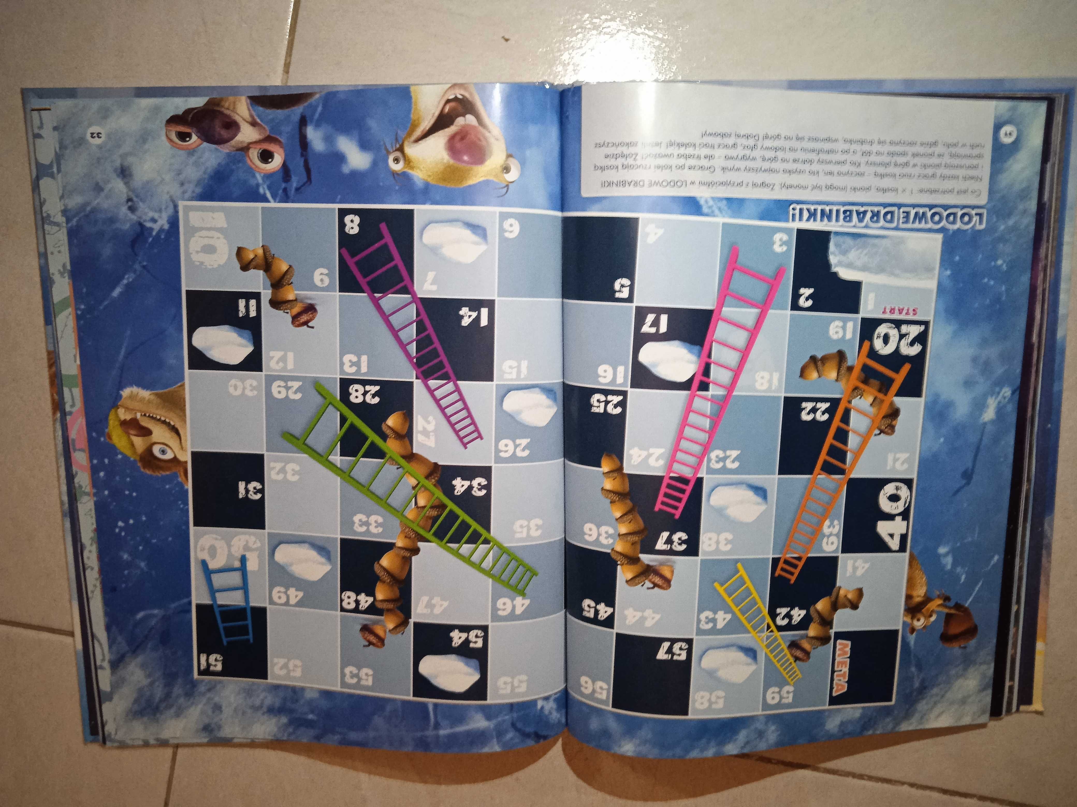 Album naklejek i gier  Epoka lodowcowa mocne uderzenie (kompletny)