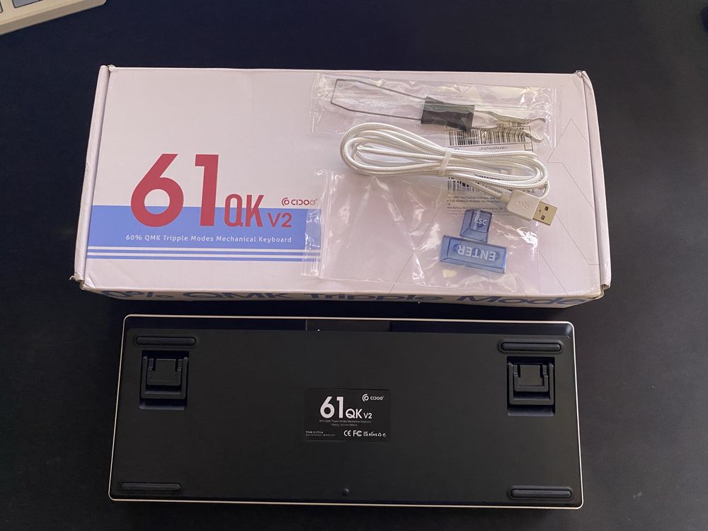 Ігрова клавіатура cidoo qk61 v2