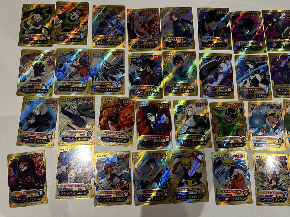 Karty naruto od 001 do 064
