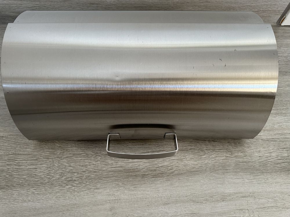 ORDNING Ikea Chlebak pojemnik skrzynka na chleb stal nierdzewna
