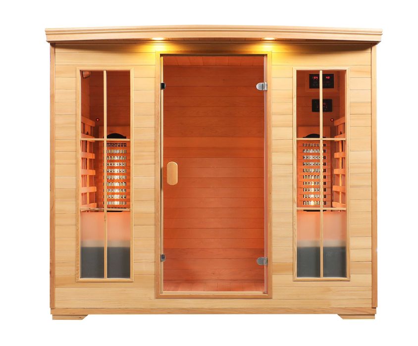 Sauna Infrared Ravenna 75°C z 10 Prom. Kwarcowych w technologii Vitae