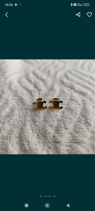 Nowe kolczyki w kolorze złota