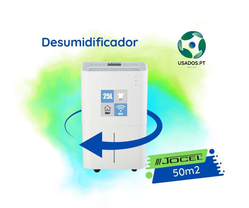 PROMO! Desumidificador 25L dia - 50m2 Jocel