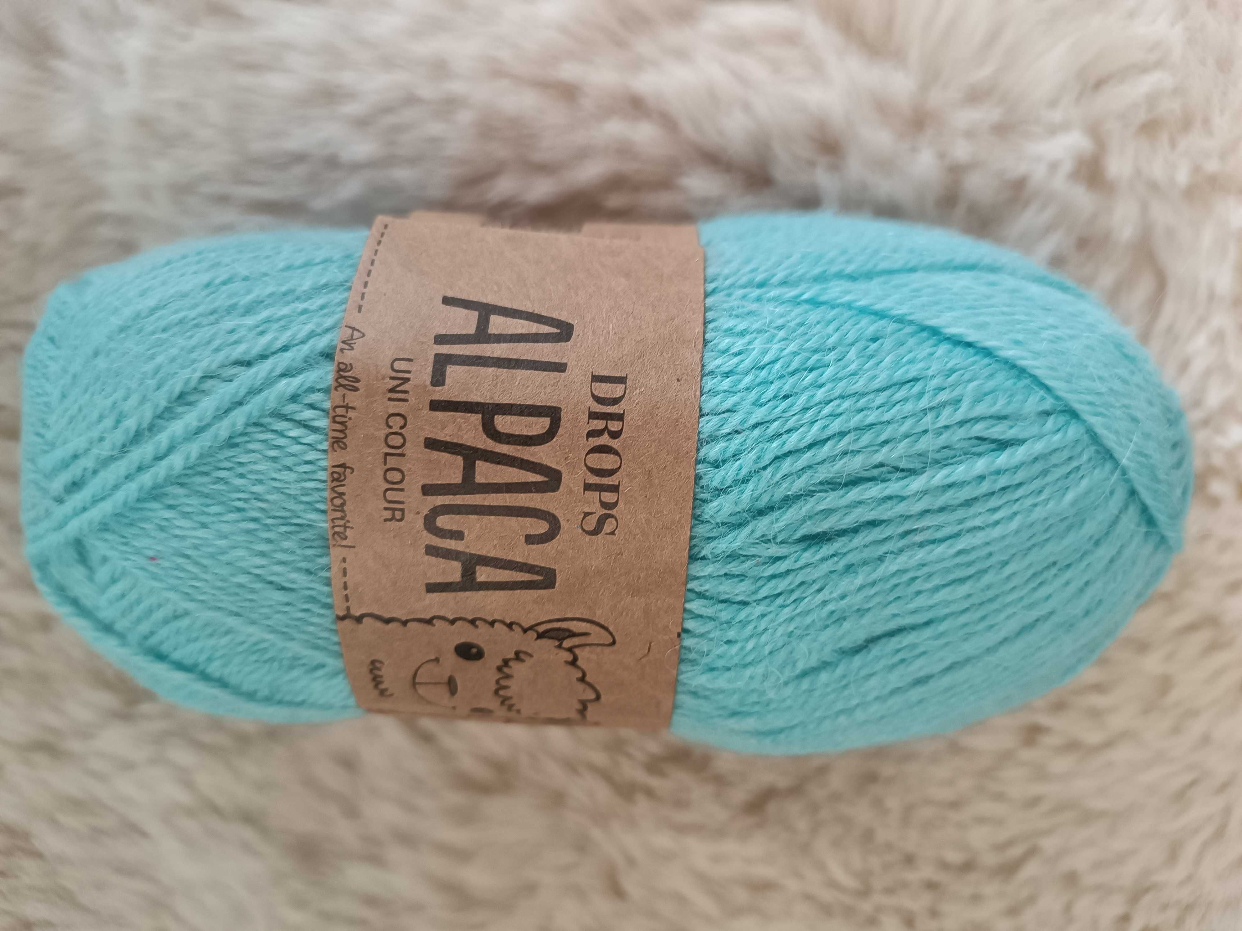 Włóczka Drops ALPACA 2917 turkusowy nowa 50 g