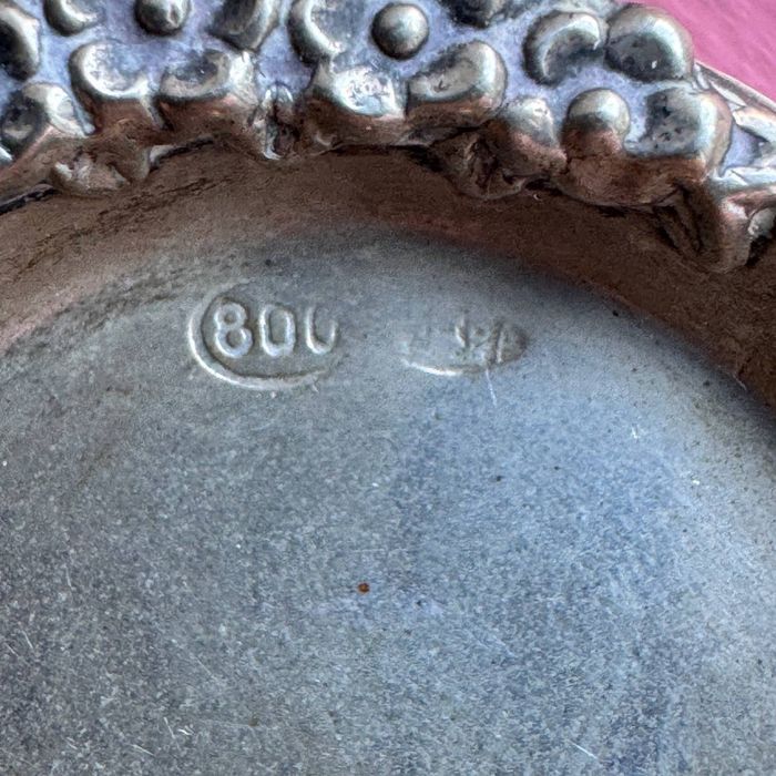 Talerzyk/ Paterka Srebro p.800 Włochy początku XX wieku