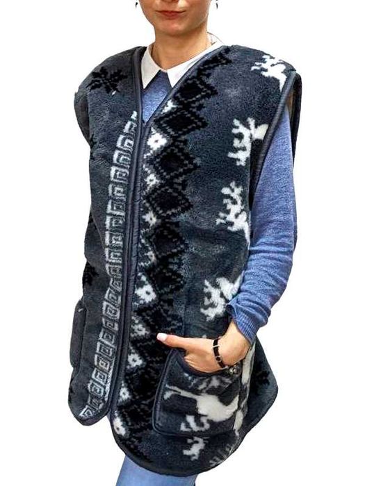 Жилети з натуральною вовною жіночі (44-58)