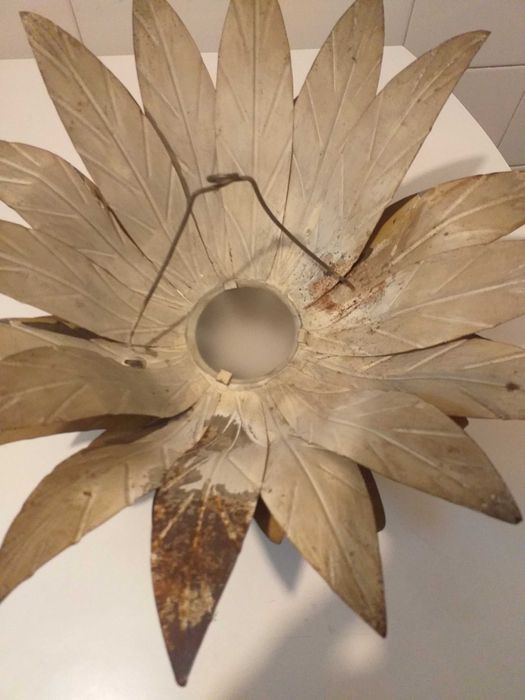 Abat-jour de tecto (folha de Flandres pintada - artesanal)