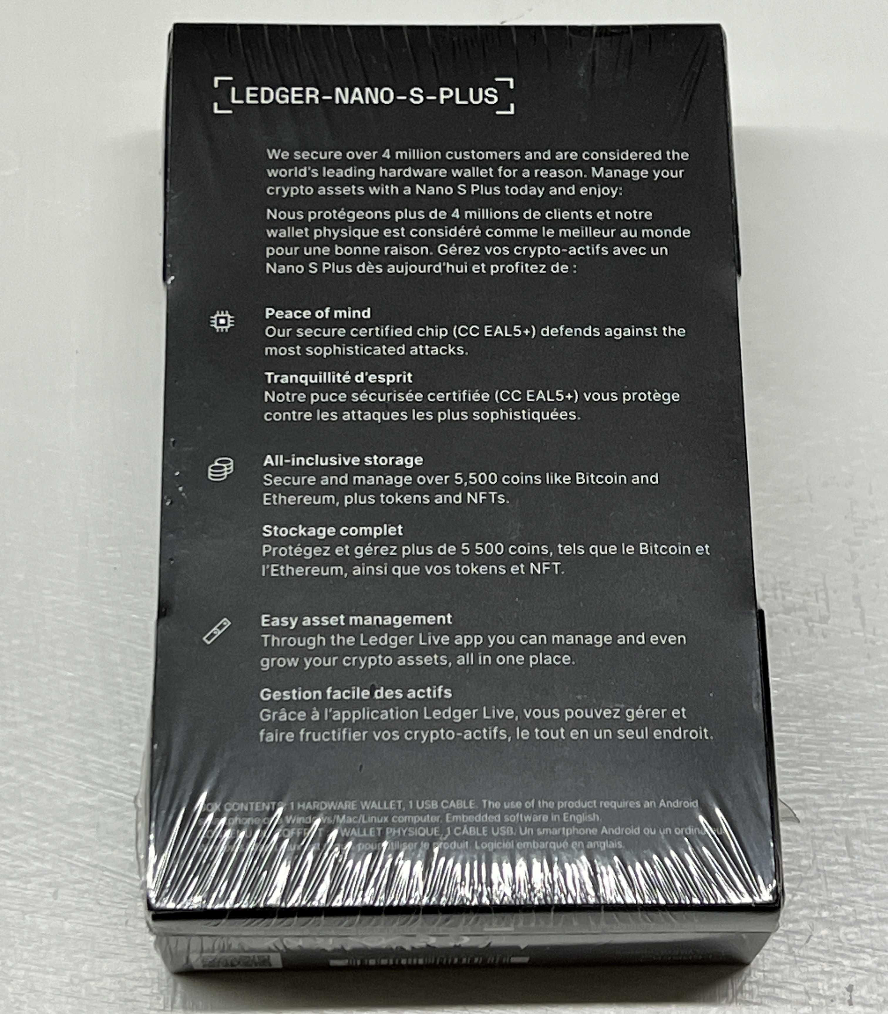 Carteira criptomoedas Ledger Nano S Plus - Novo - Embalagem selada