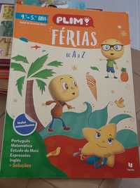 Livro Plim férias de A-Z do 4-5 ano