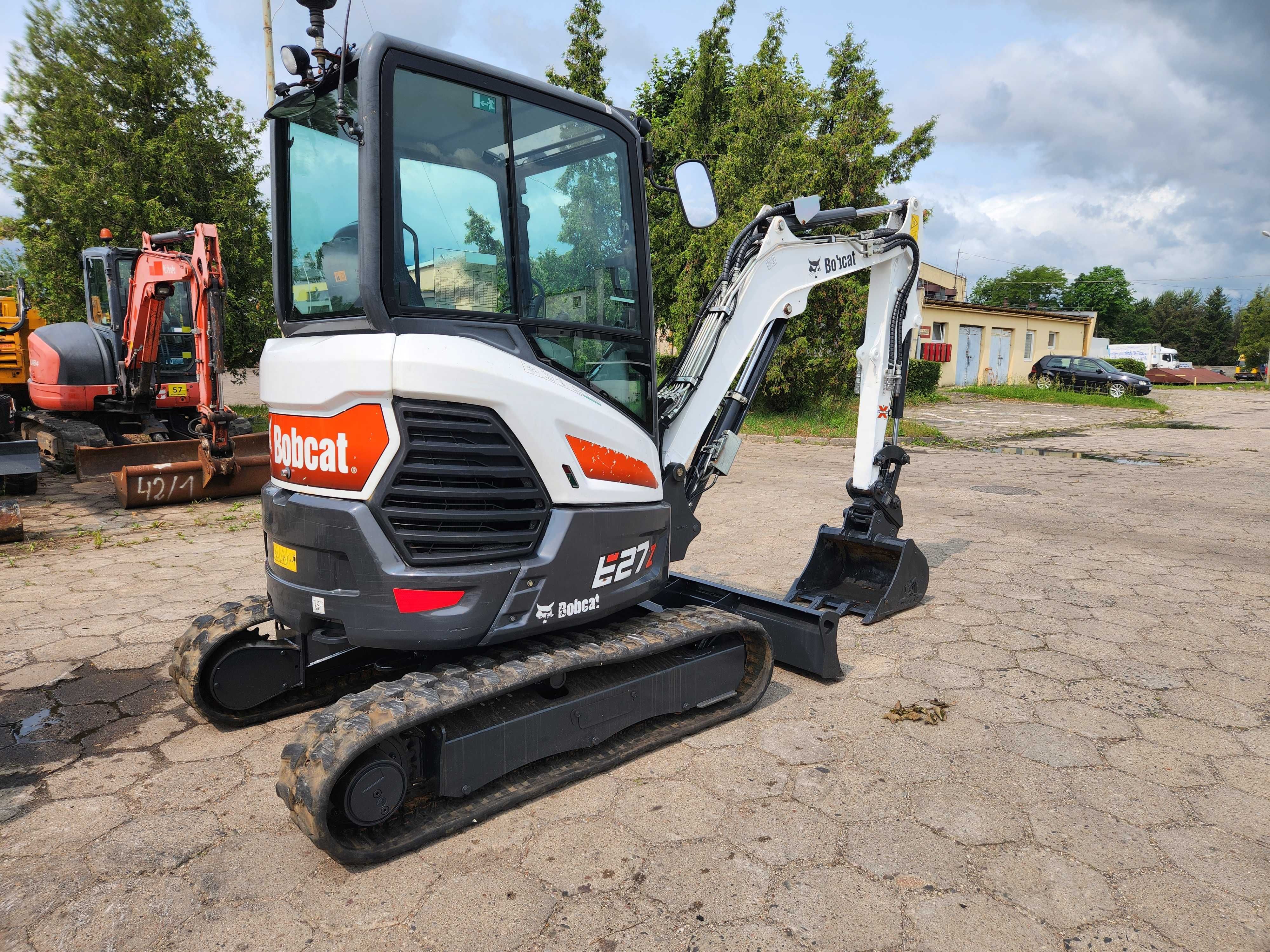 bobcat e27z minikoparka mini koparka kubota jcb wacker neuso 2.7 tony