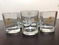 Lote de 5 copos de Whisky Grants