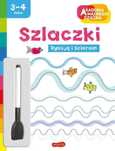 Szlaczki Akademia Mądrego Dziecka 3-4 Lata Rysuję I Ścieram