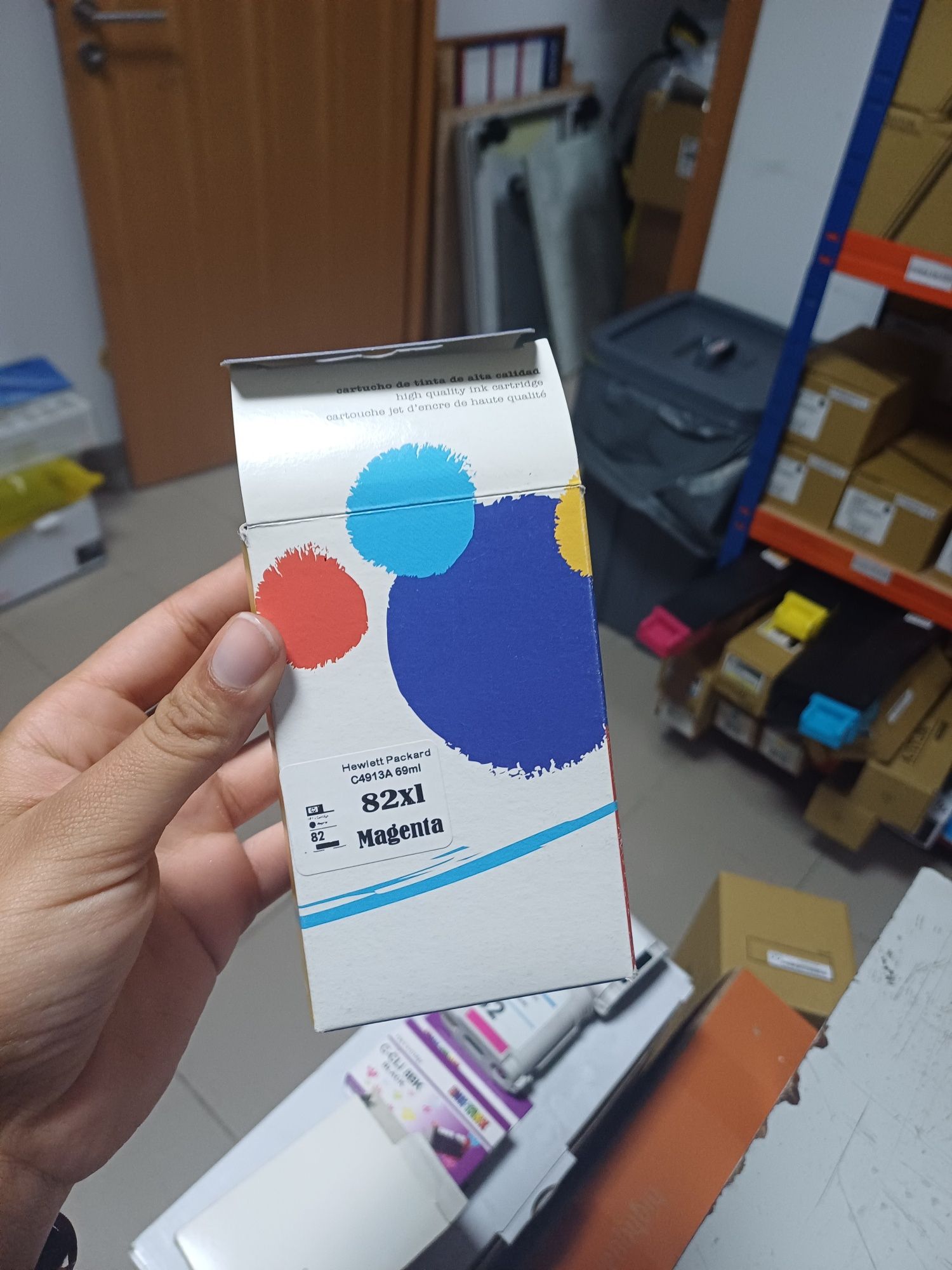 Tinteiro Magenta - Europast compativel HP 82