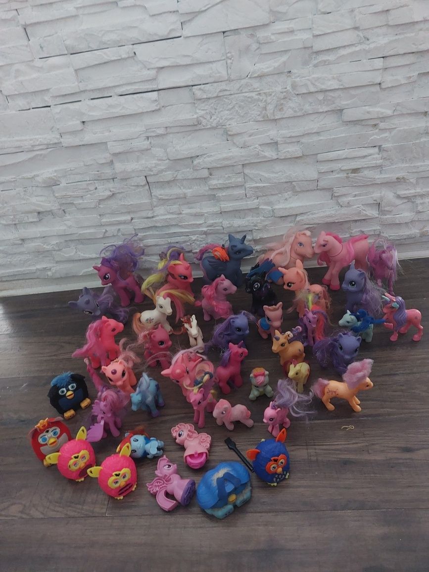 36 sztuk kucyki pony plus furby