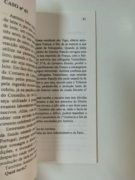 Direito Comunitário: Casos Práticos, de Fausto Quadros