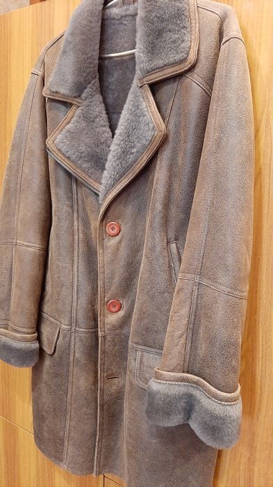 Мужская натуральная дубленка