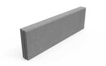Obrzeże (krawężnik) betonowe trawnikowe 8x30x100 cm szare