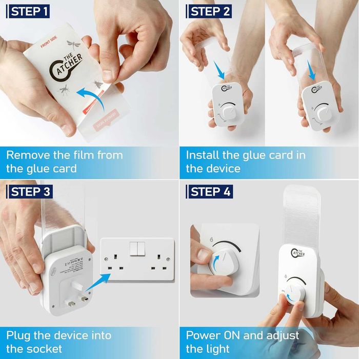 elektryczna pułapka na muchy komary insekty fly trap ft-688