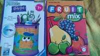 Zestaw puzzle przybornik plus gra karciana Fruit mix