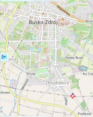 Wynajme działke komercyjną przy głównej drodze Busko -Kraków
