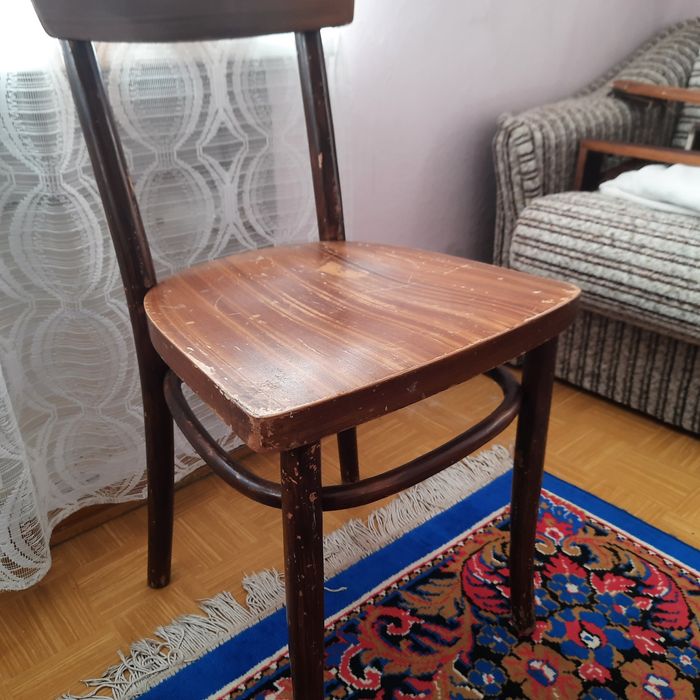 4 Krzesła PRL krzesła z okresu PRL-u loft / vintage !!!