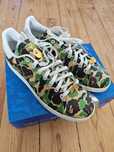 Adidas Stan Smith BAPE Edição Limitada – Tamanho 46