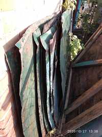 железный забор столбики металопрофиль железные листы