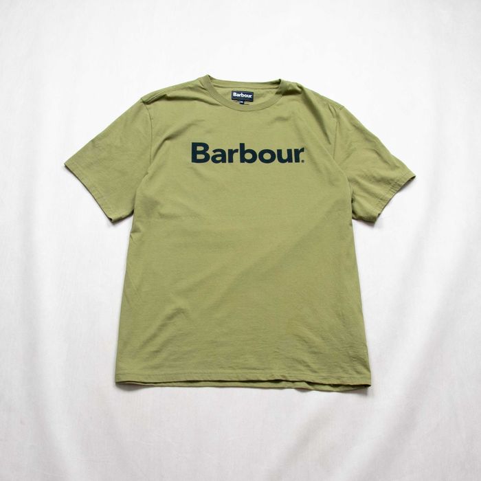 Barbour logo tailored fit t-shirt XXL khaki