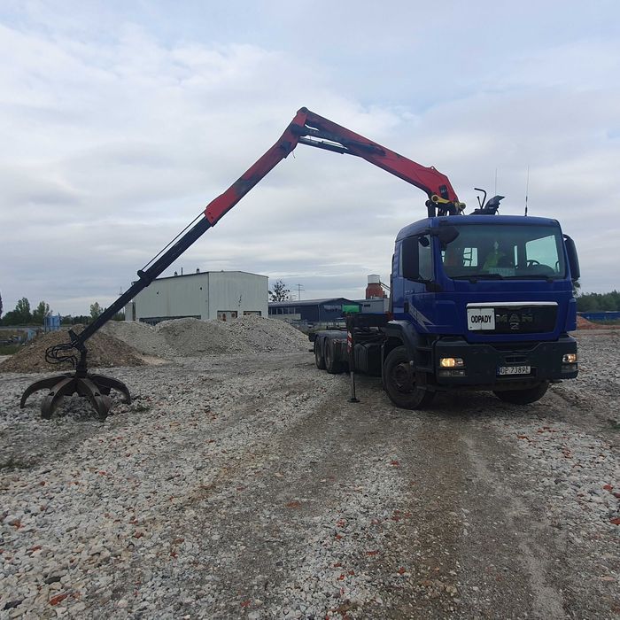 Man TGA, 6X4, HDS + HAK do złomu