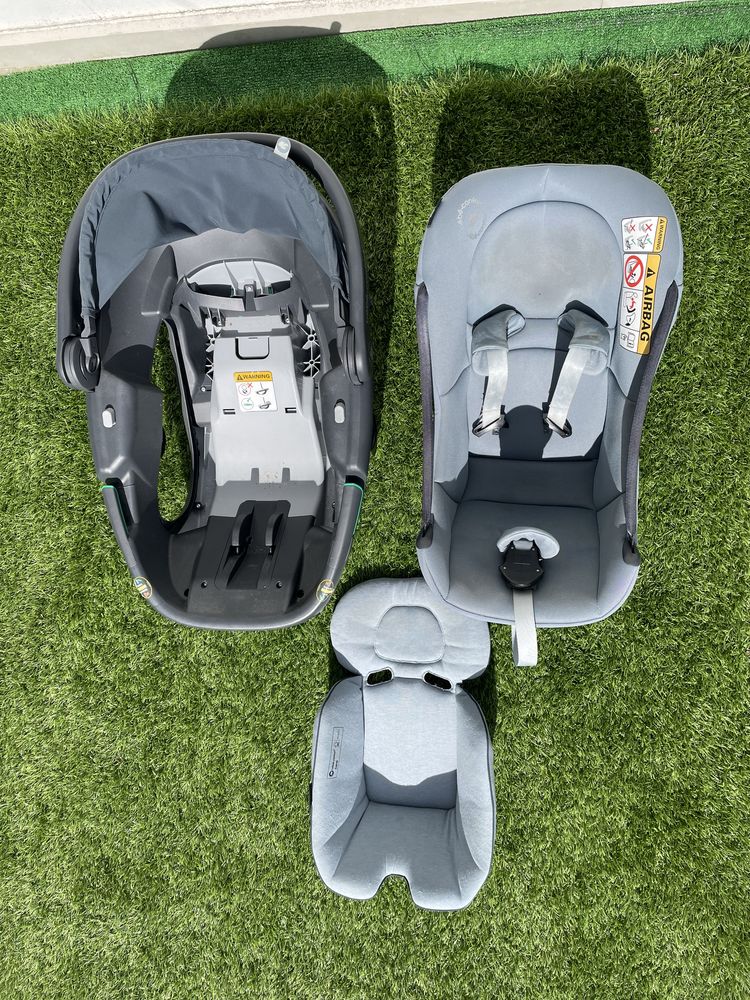 Conjunto Bébé Confort - Ovo Coral i-size e base isofix