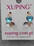 kolczyki  pozłacane  Xuping  kryształki  Swarovski