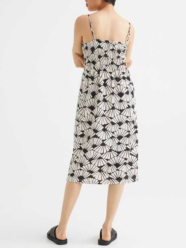 H&M Nowa sukienka na ramiączkach z nadrukiem