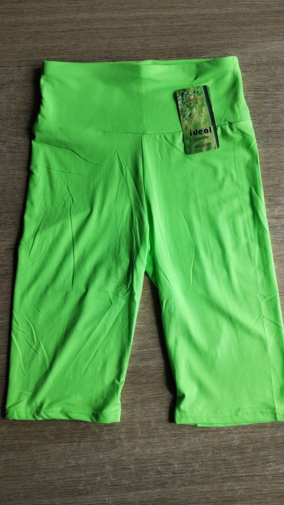 Neonowe kolarki/legginsy damskie S /M