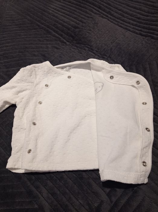 zestaw, komplet niemowlęcy welurowy r.6-9m-cy (74) F&F